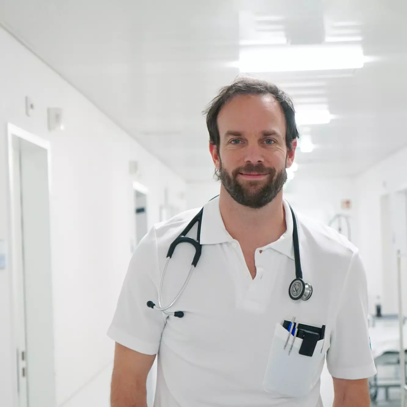 Pascal Köpfli, Stellvertretender Leiter nicht-invasive Kardiologie, ist Teil der Ärzteschaft am KSB.