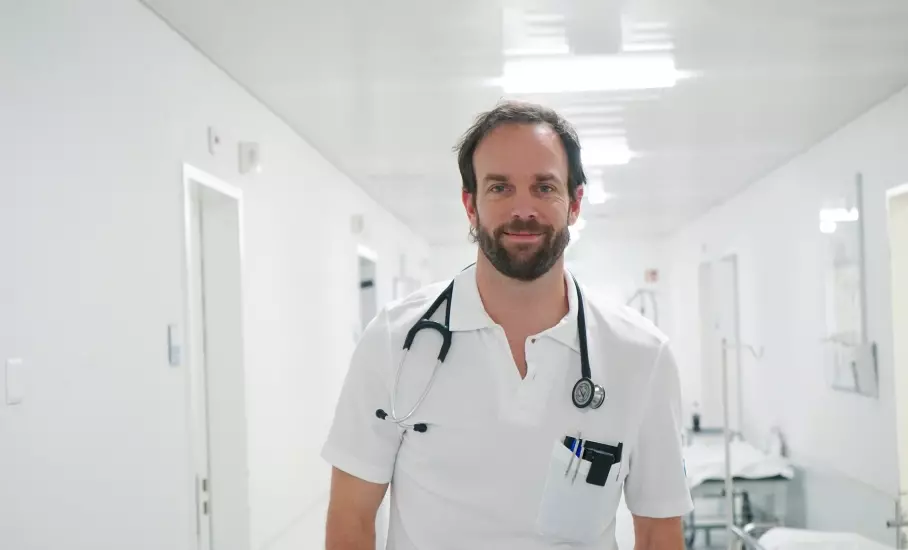 Pascal Köpfli, Stellvertretender Leiter nicht-invasive Kardiologie, ist Teil der Ärzteschaft am KSB.